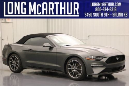 2018 Ford Mustang ECOBOOST 2.3 10 SPEED AUTOMATIC CONVERTABLE MSRP $34685